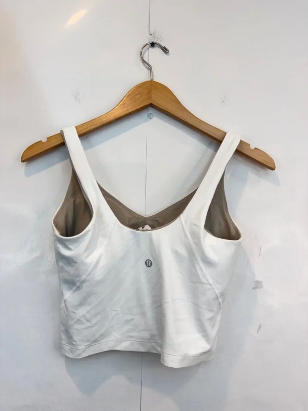 Lululemon Women's White Align Tank Top University of Alabama Bama Script A Sz 6